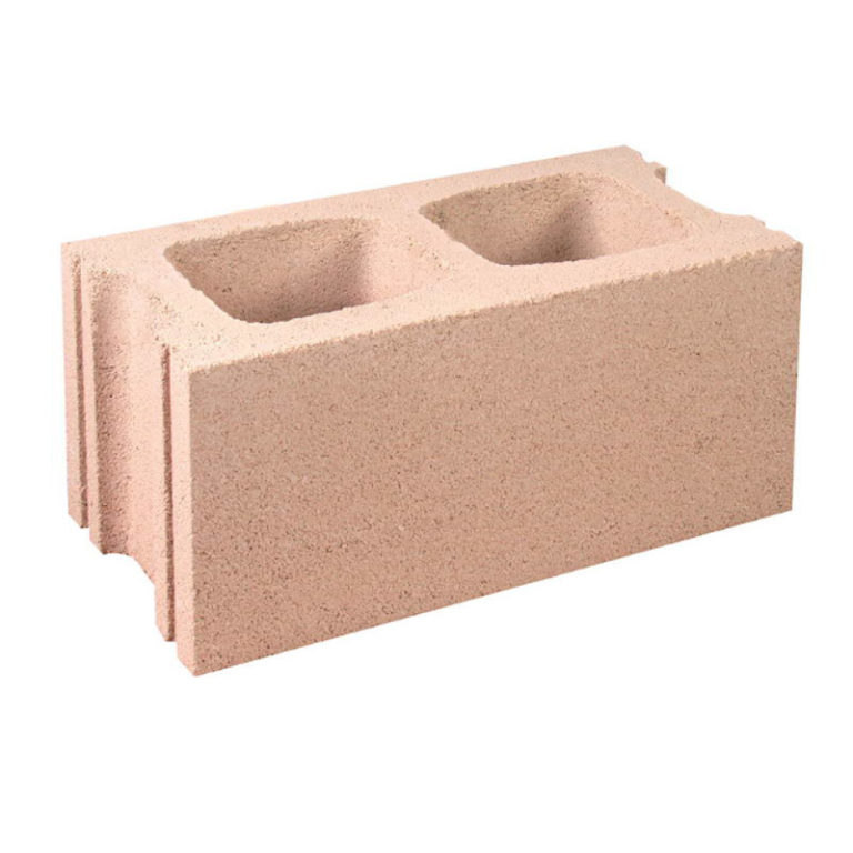 BLOQUE LISO STANDAR SALMON 20x20x40